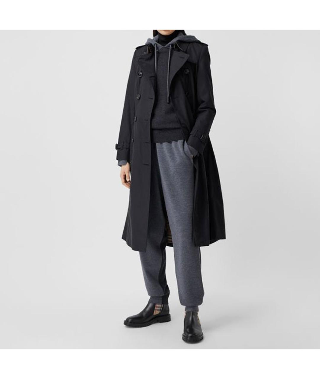 BURBERRY Черный тренч/плащ, фото 2