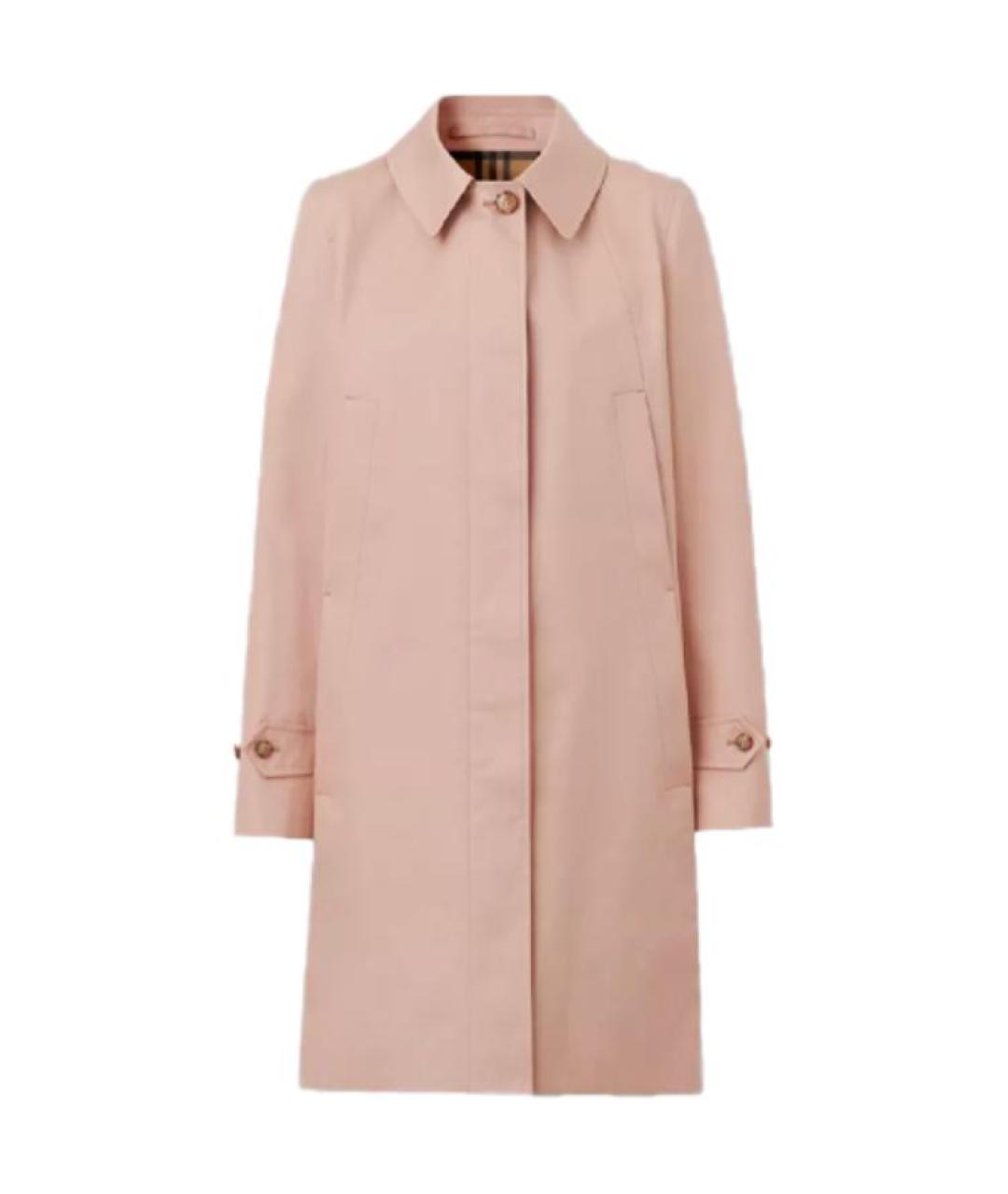 BURBERRY Розовое пальто, фото 1