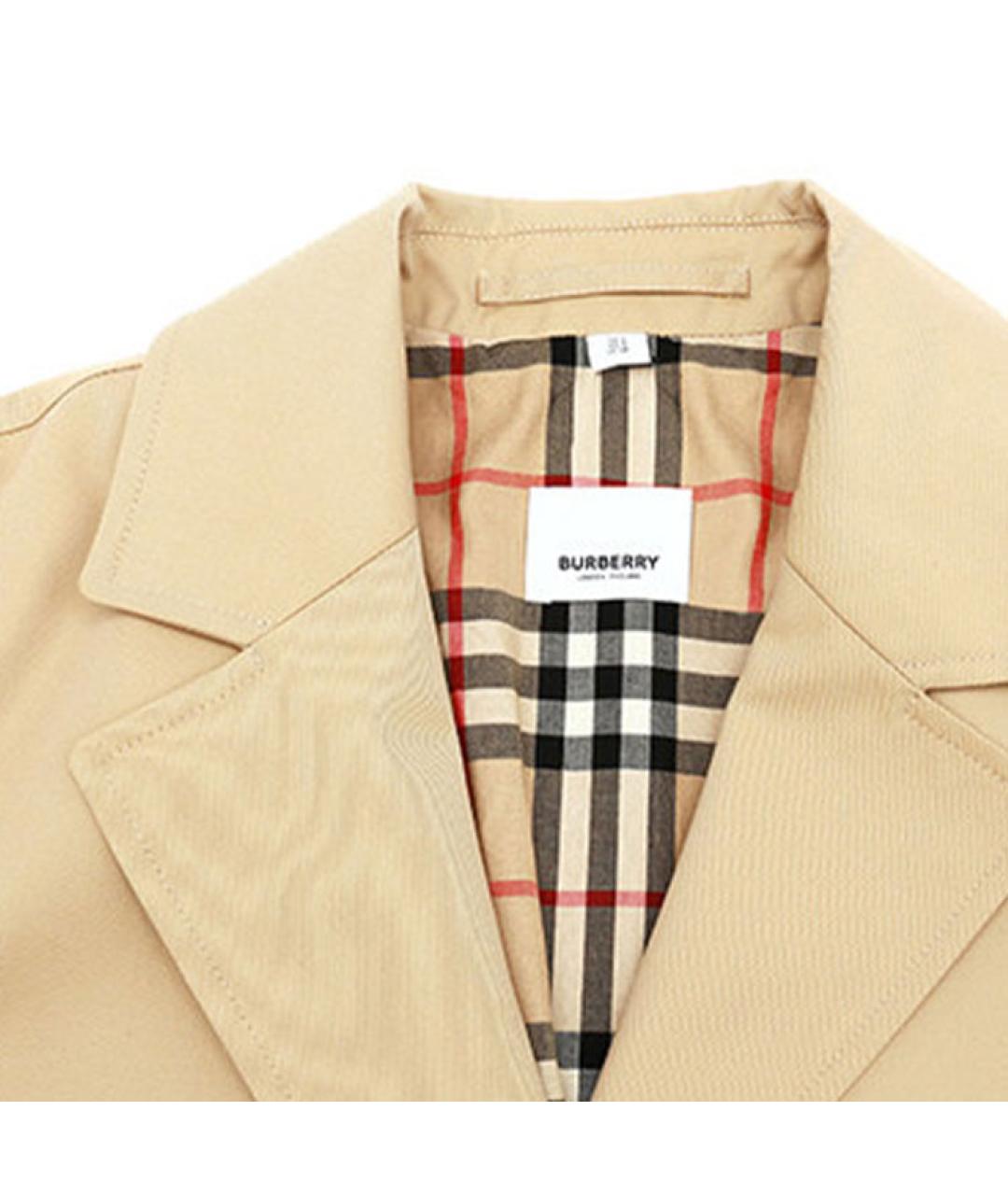 BURBERRY Бежевый тренч/плащ, фото 5
