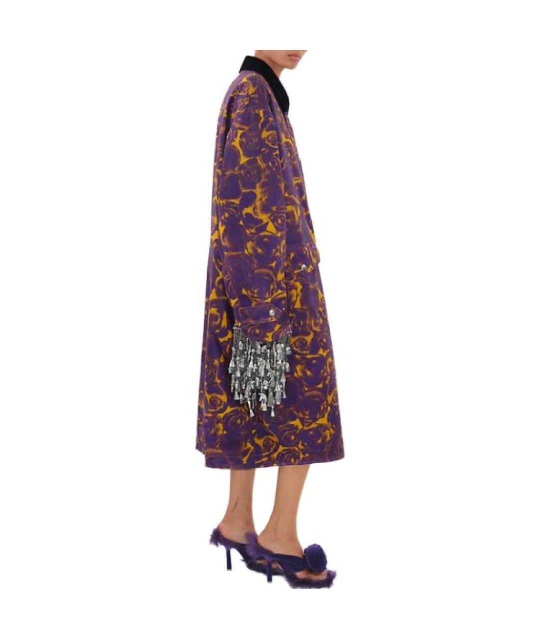 BURBERRY Фиолетовое пальто, фото 4