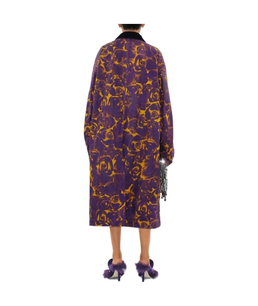 BURBERRY Фиолетовое пальто, фото 3