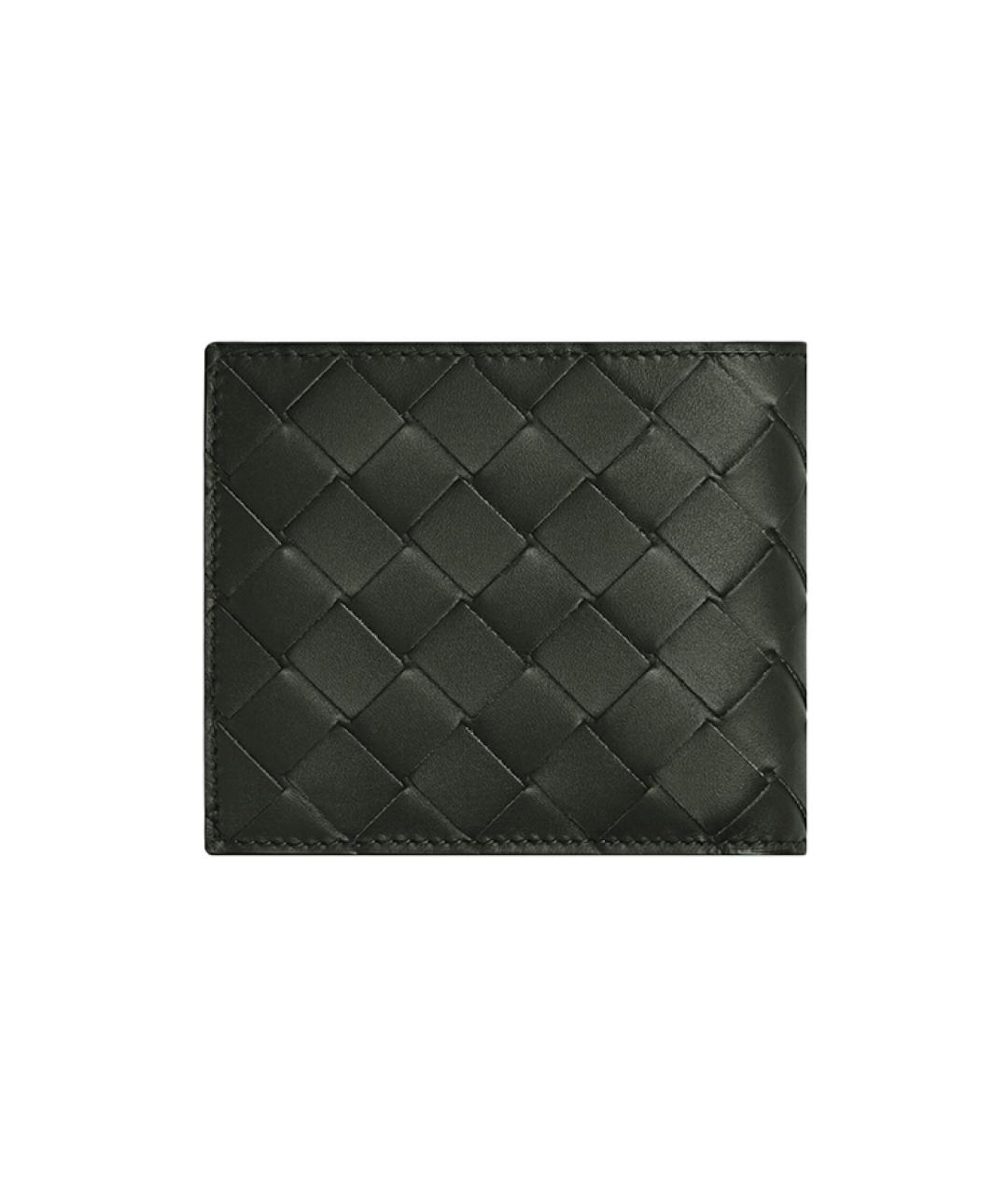 BOTTEGA VENETA Черный кожаный кошелек, фото 2