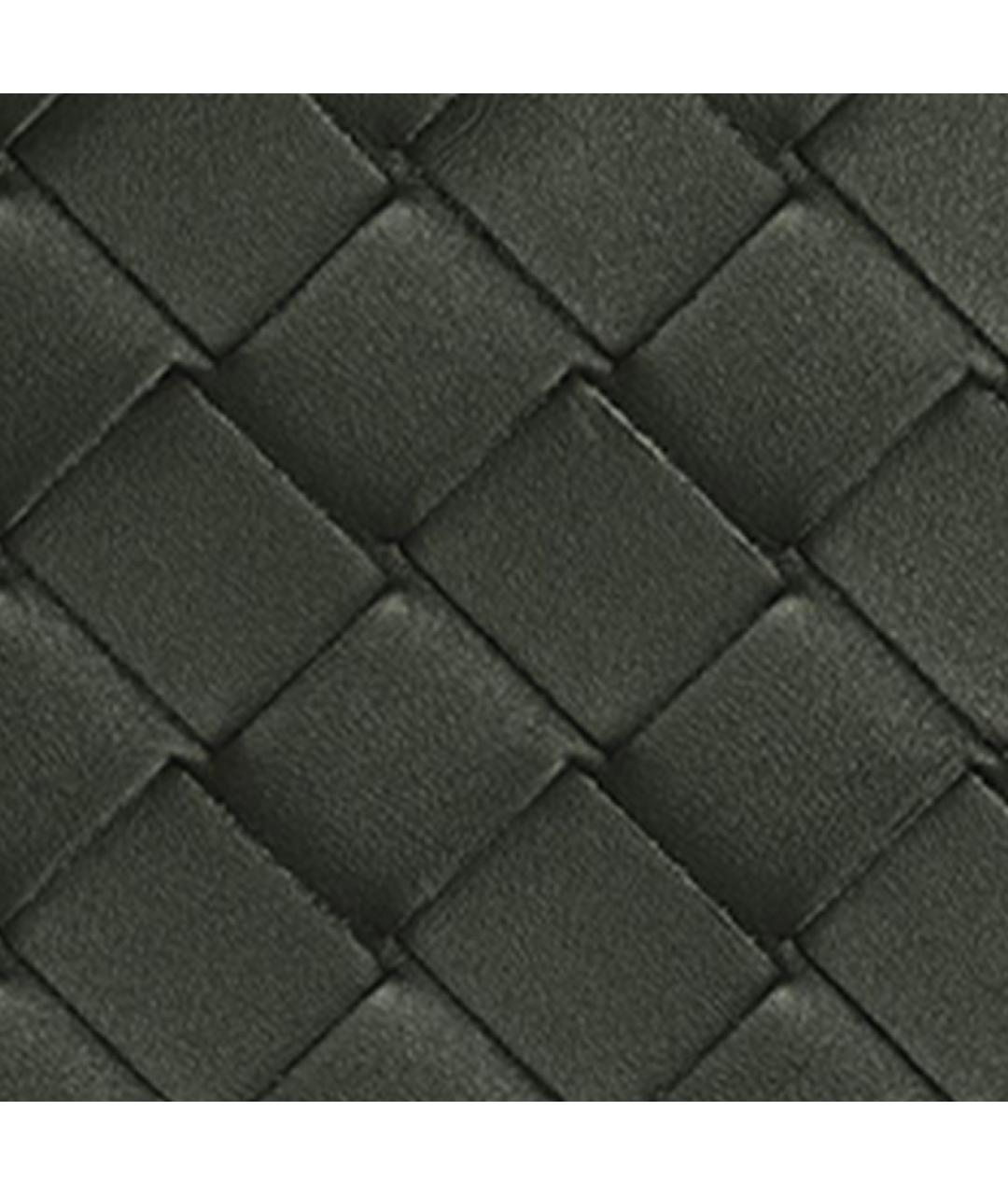 BOTTEGA VENETA Черный кожаный кошелек, фото 4