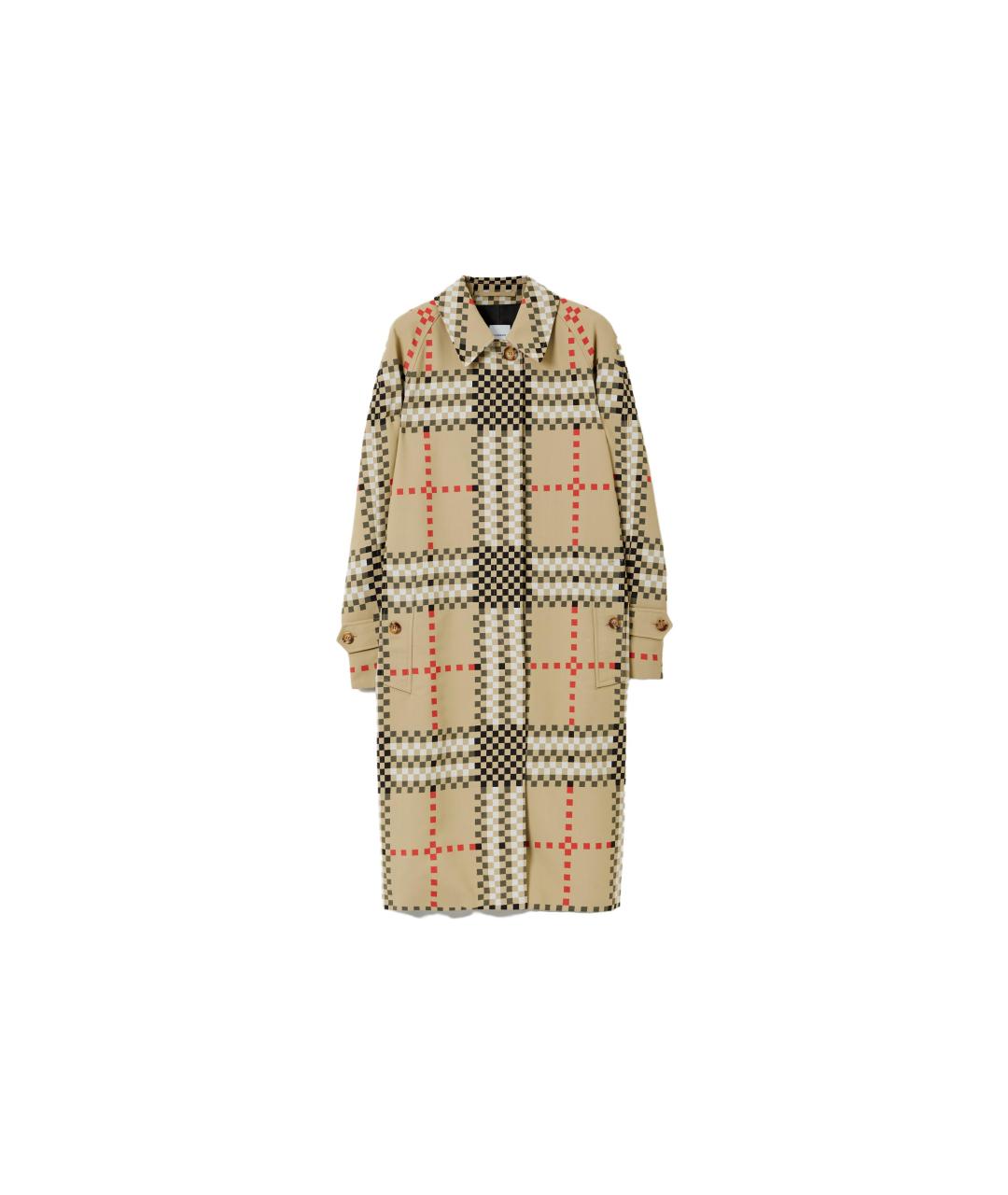 BURBERRY Бежевое пальто, фото 1