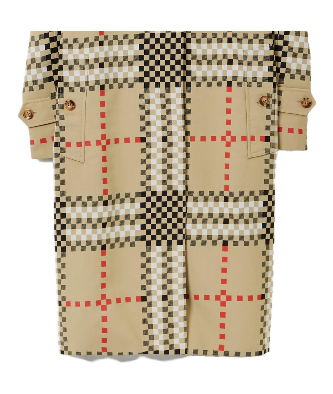 BURBERRY Бежевое пальто, фото 5