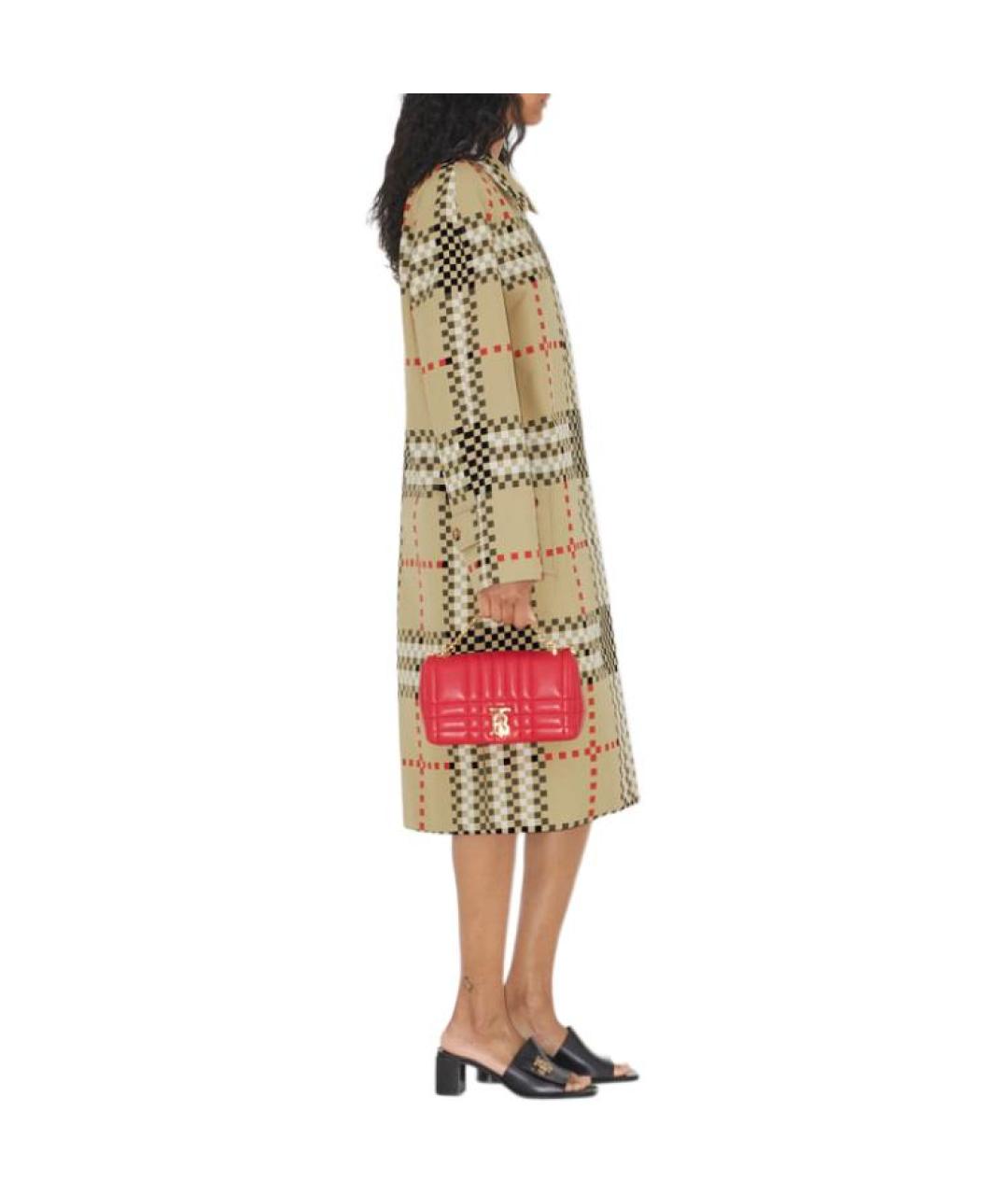 BURBERRY Бежевое пальто, фото 4