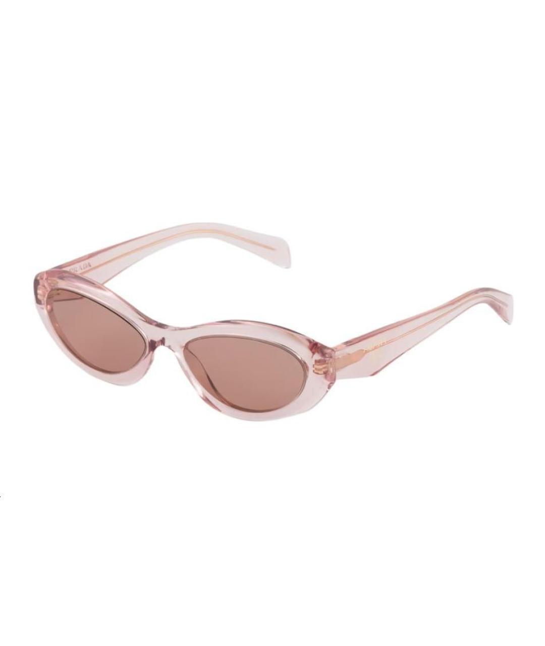 PRADA Розовые пластиковые солнцезащитные очки, фото 1