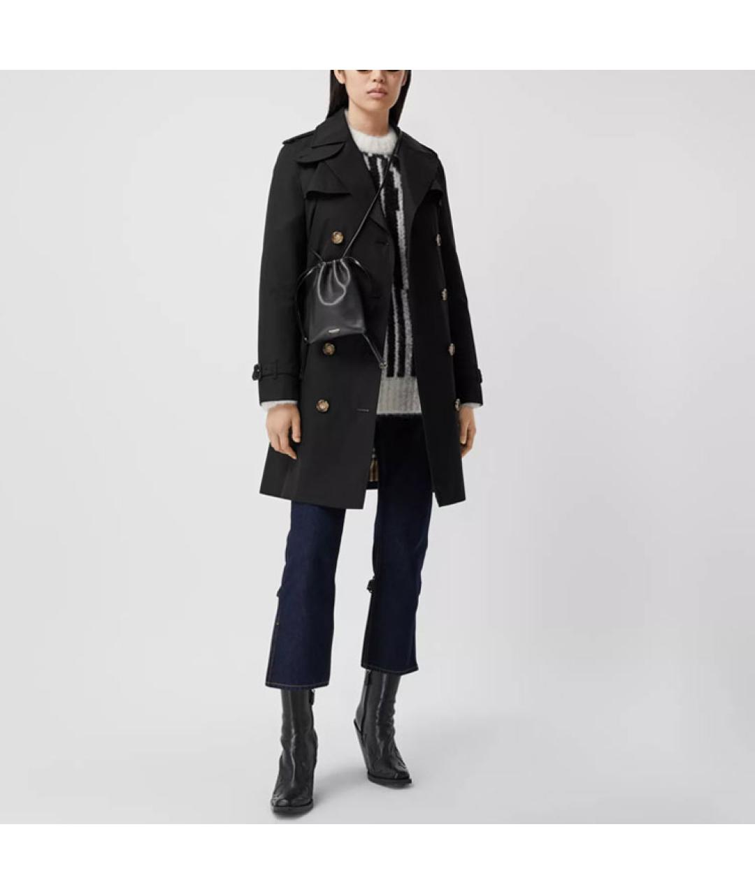 BURBERRY Черный тренч/плащ, фото 4