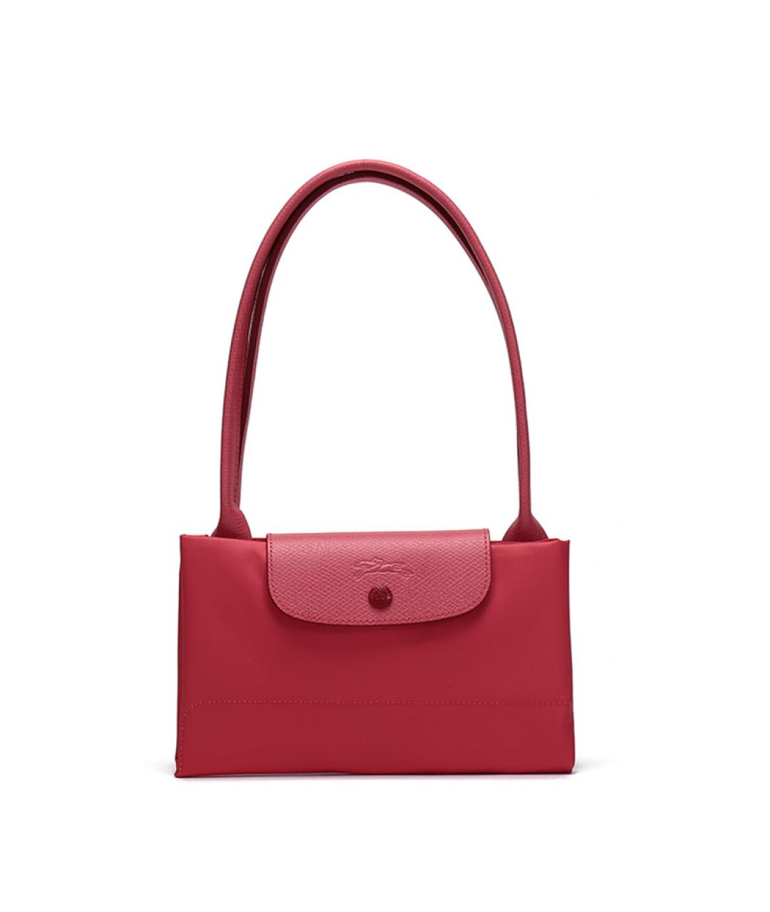 LONGCHAMP Красная тканевая сумка через плечо, фото 7