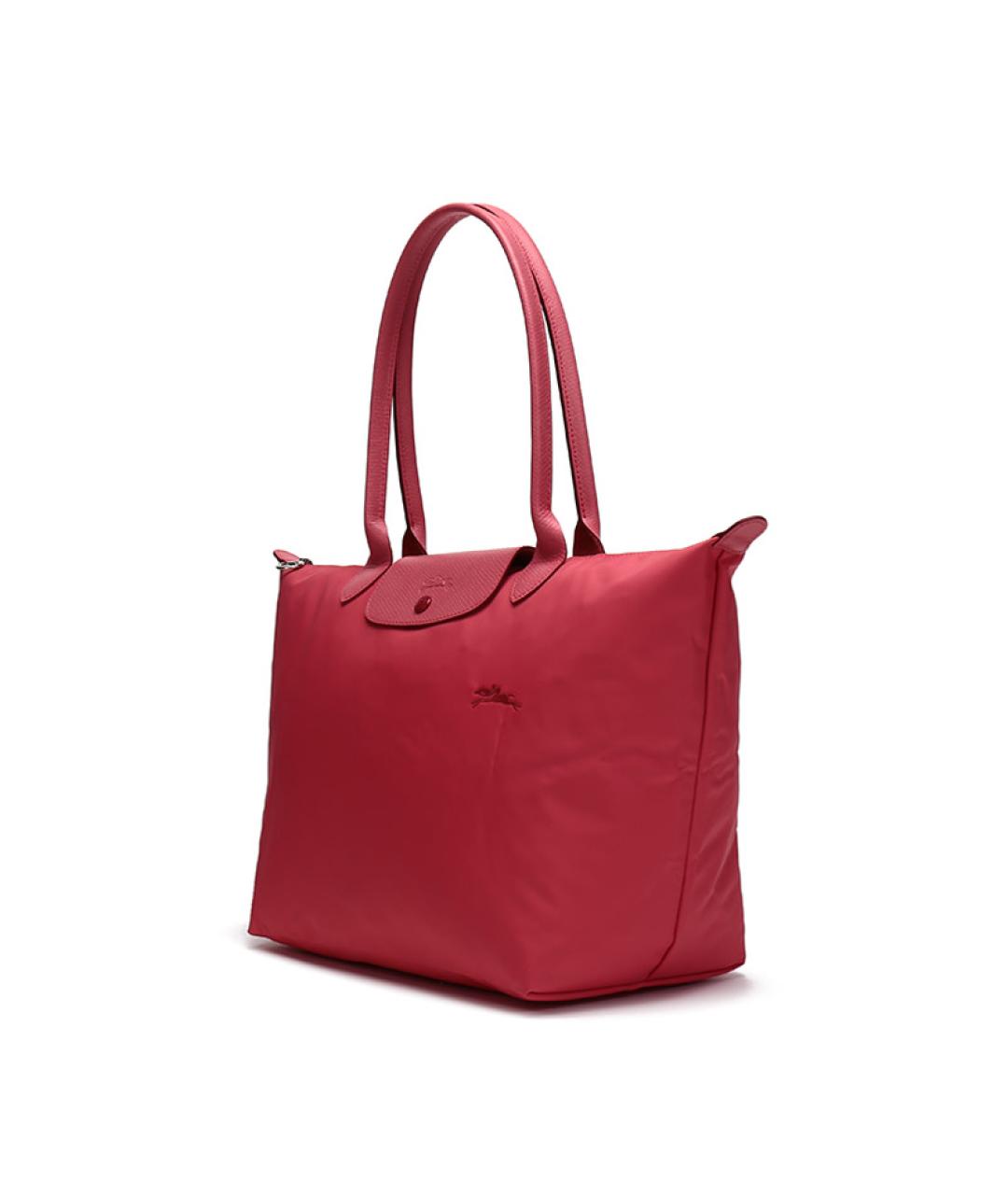 LONGCHAMP Красная тканевая сумка через плечо, фото 2