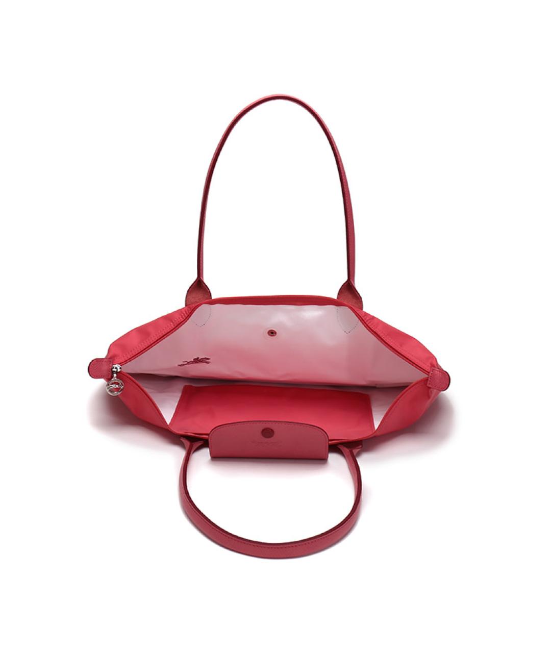 LONGCHAMP Красная тканевая сумка через плечо, фото 6