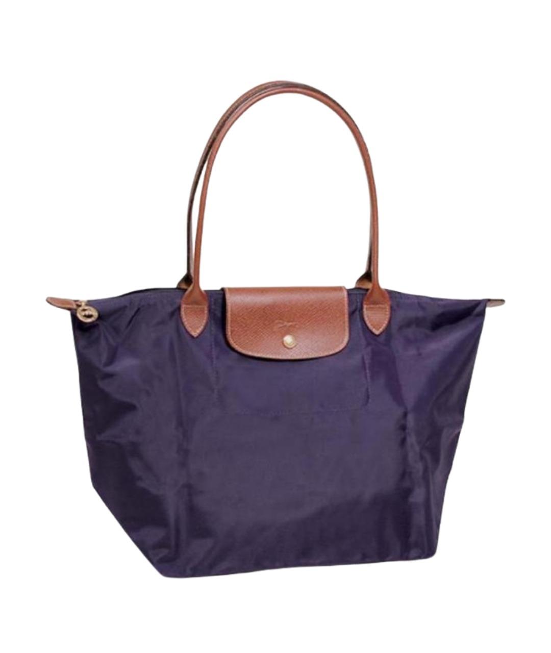 LONGCHAMP Синяя нейлоновая сумка через плечо, фото 1