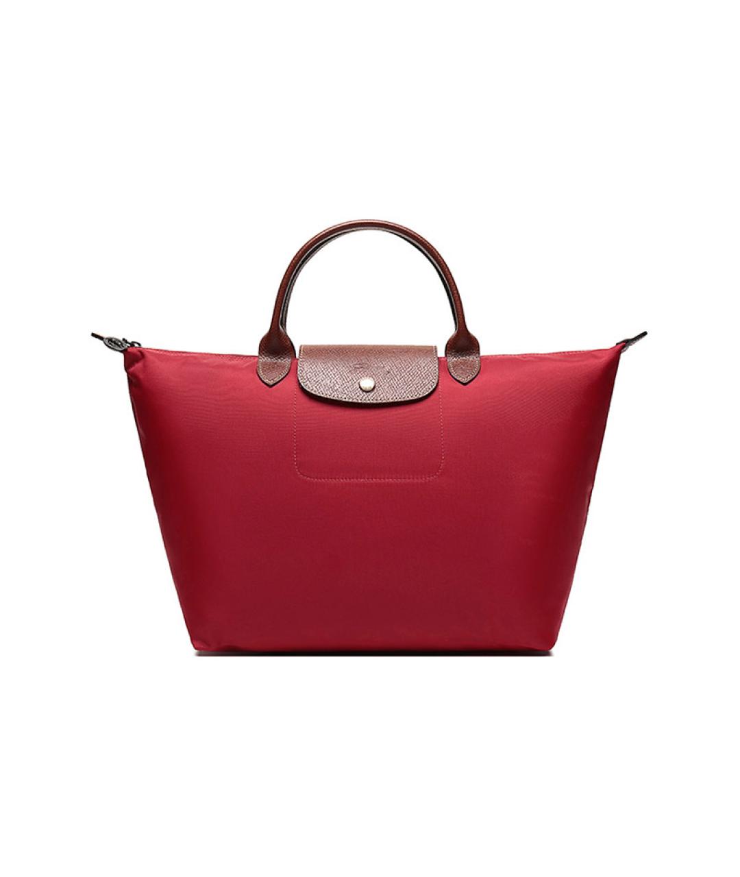 LONGCHAMP Красная сумка с короткими ручками, фото 1