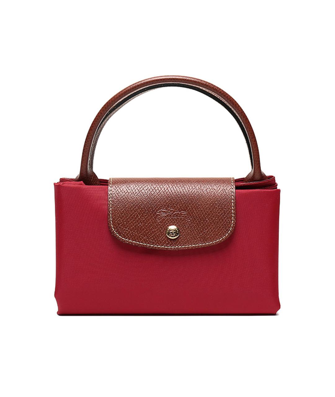 LONGCHAMP Красная сумка с короткими ручками, фото 7