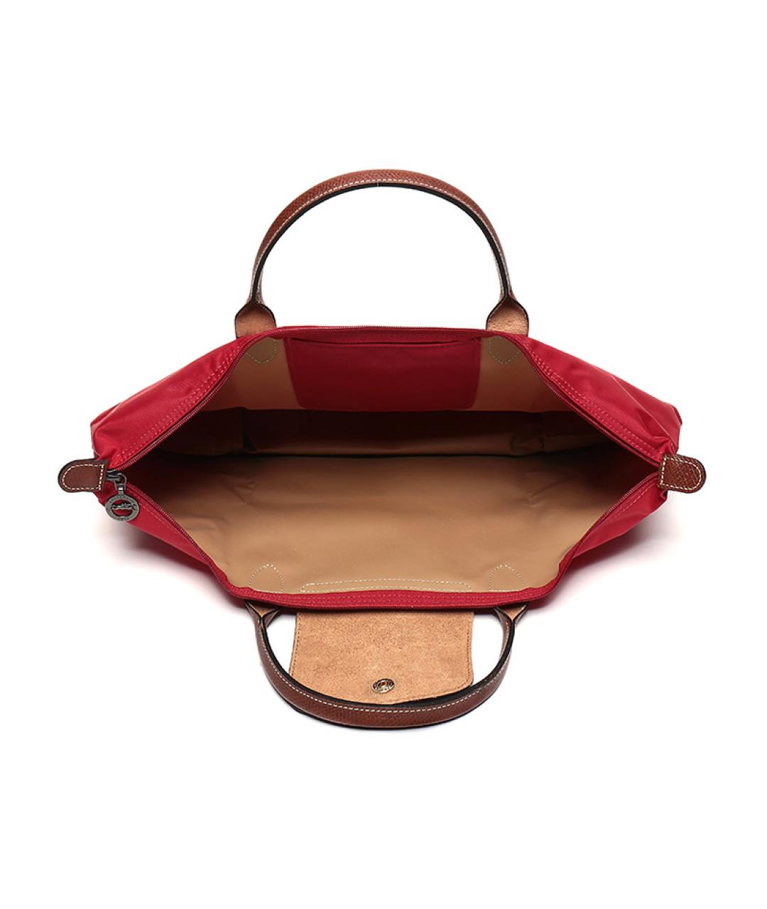 LONGCHAMP Красная сумка с короткими ручками, фото 6