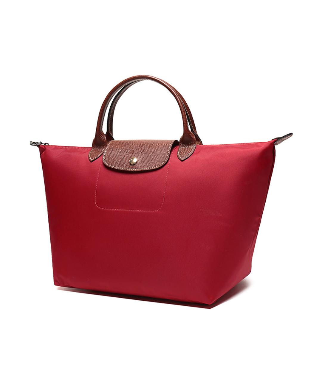LONGCHAMP Красная сумка с короткими ручками, фото 2