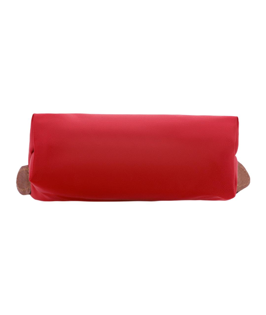 LONGCHAMP Красная тканевая сумка через плечо, фото 4