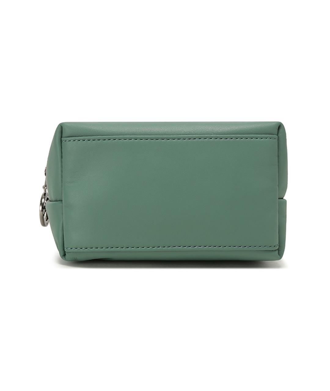 LONGCHAMP Зеленая кожаная сумка с короткими ручками, фото 5