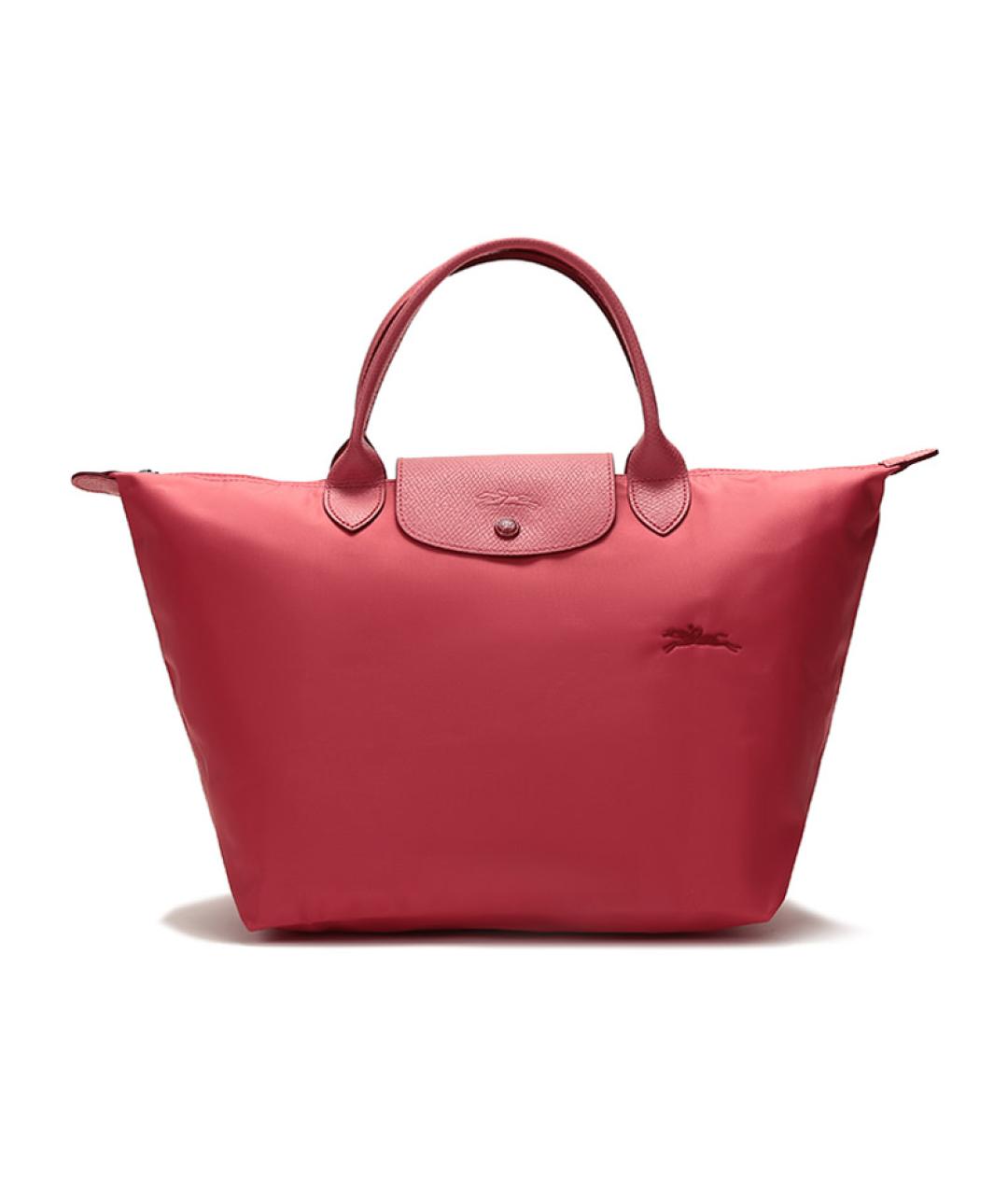 LONGCHAMP Красная тканевая сумка с короткими ручками, фото 8
