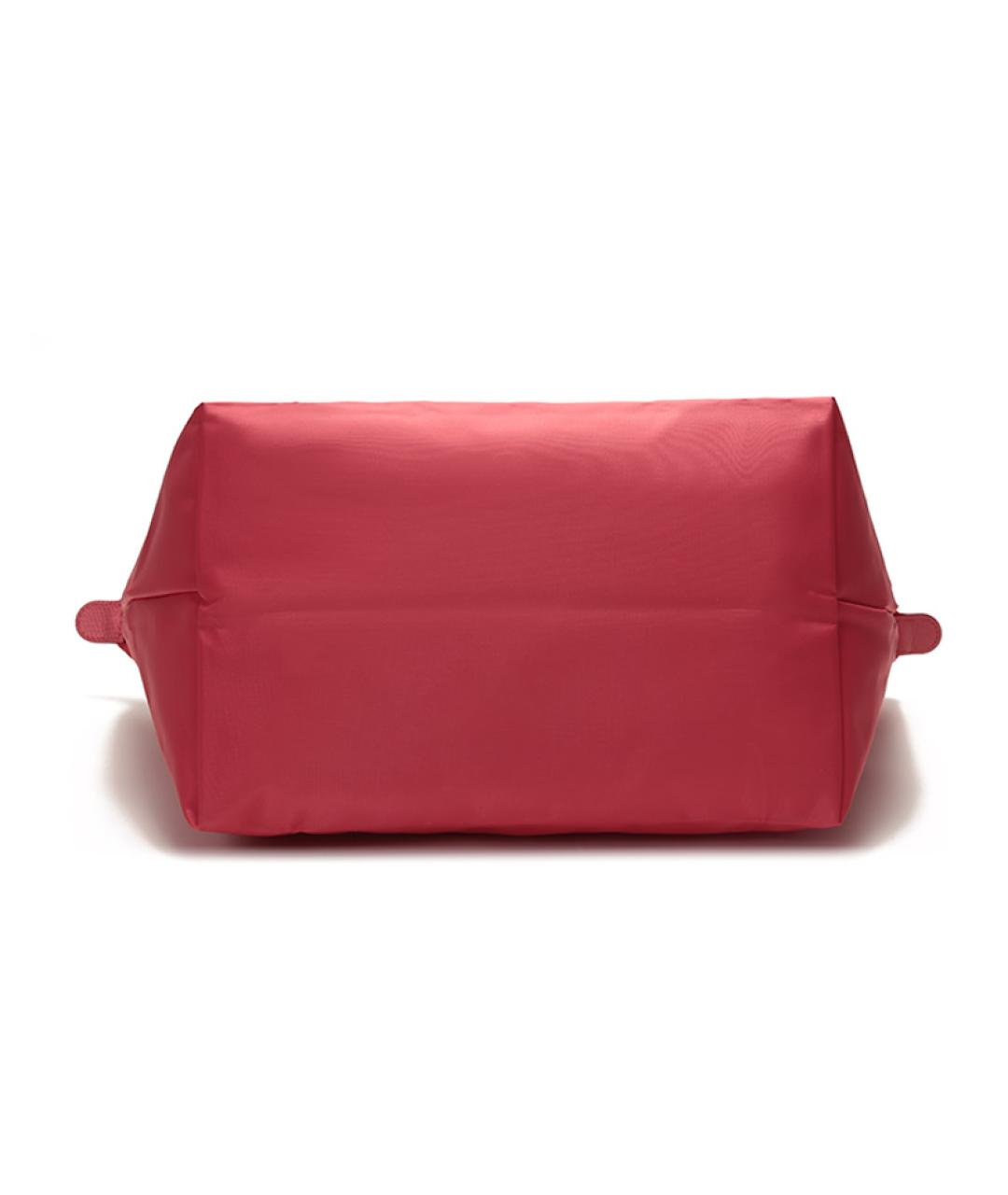 LONGCHAMP Красная тканевая сумка с короткими ручками, фото 5