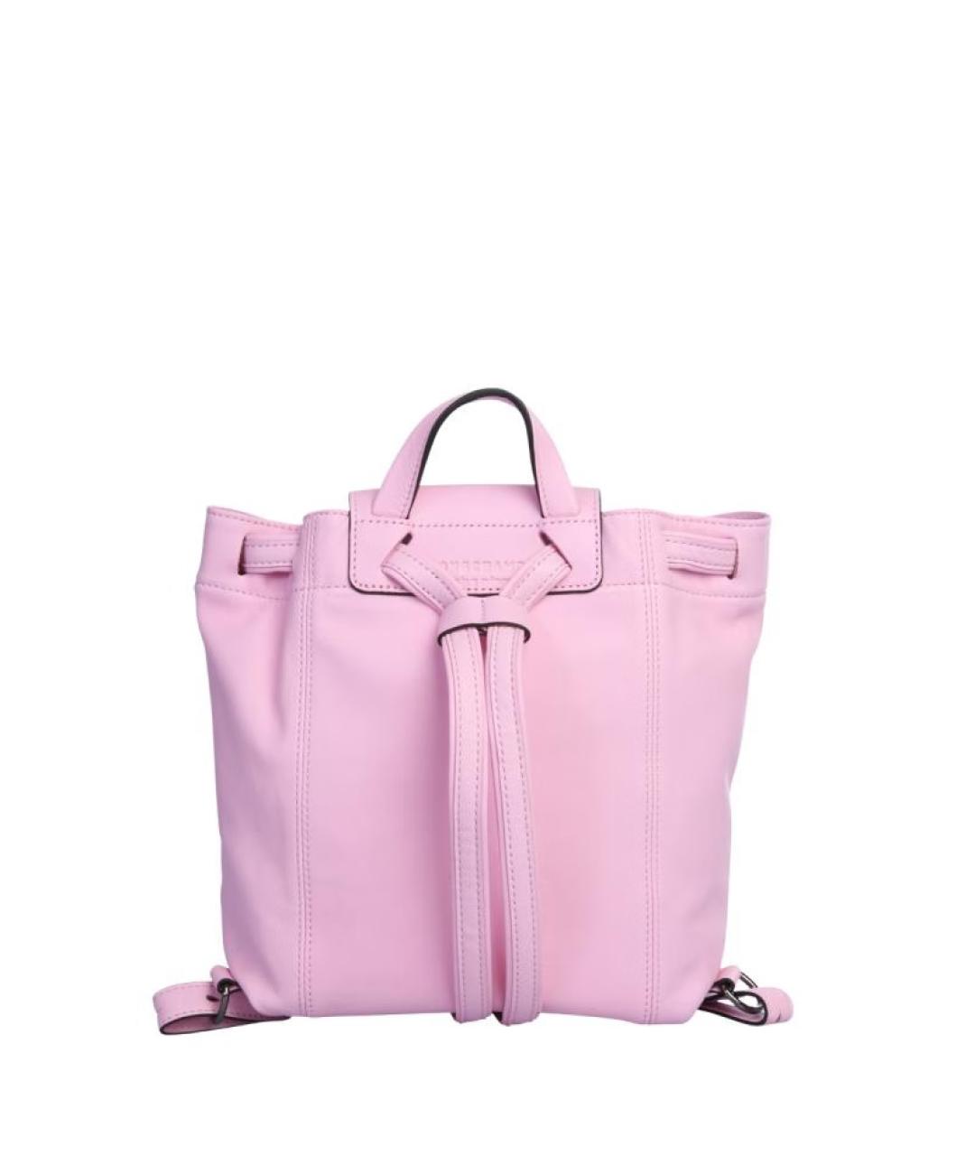 LONGCHAMP Розовый кожаный рюкзак, фото 3