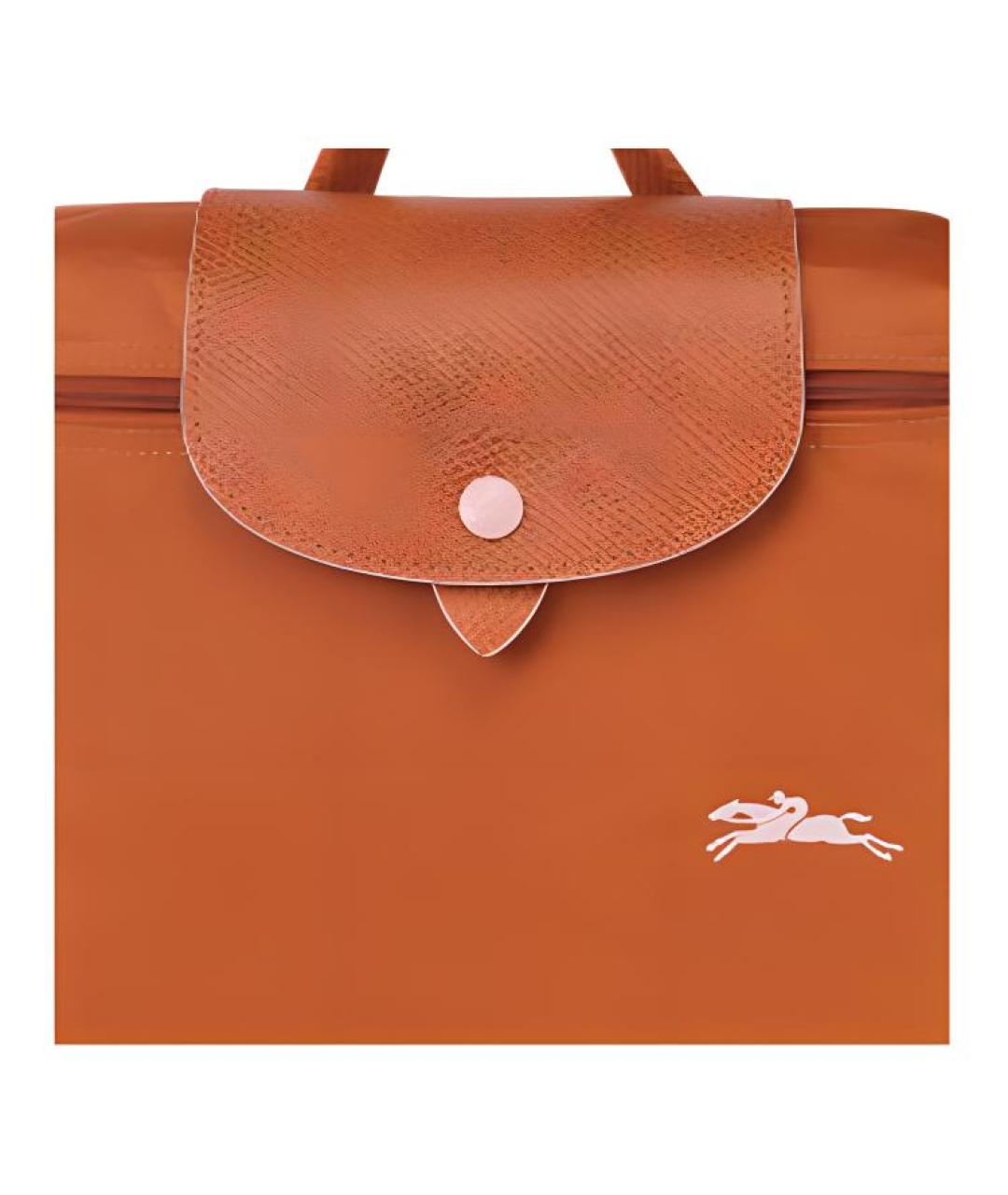 LONGCHAMP Коричневый тканевый рюкзак, фото 5