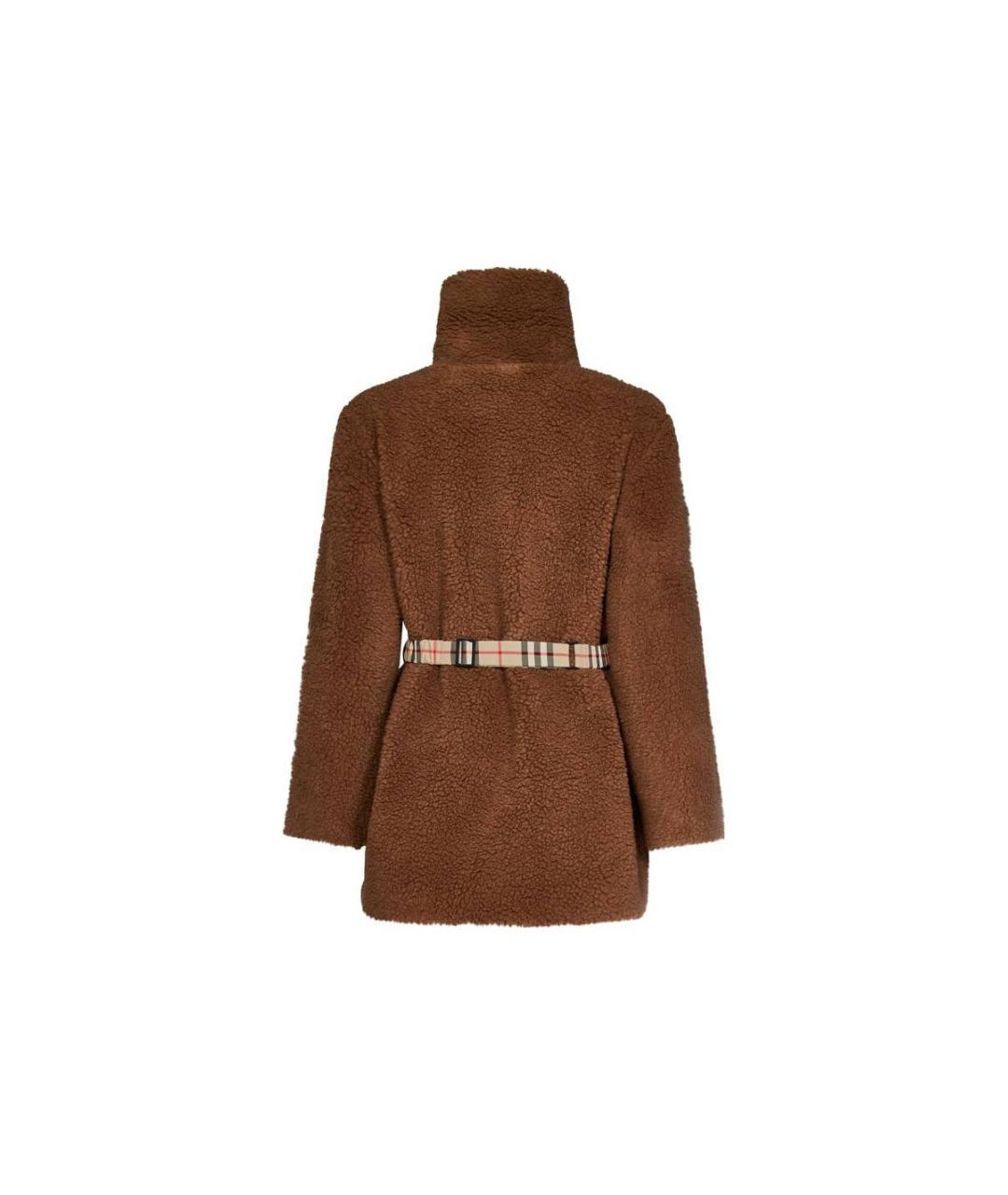 BURBERRY Бежевое пальто, фото 2