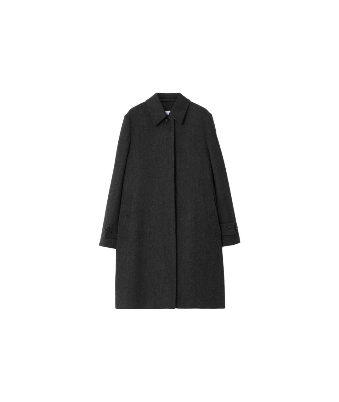 BURBERRY Серое пальто, фото 1