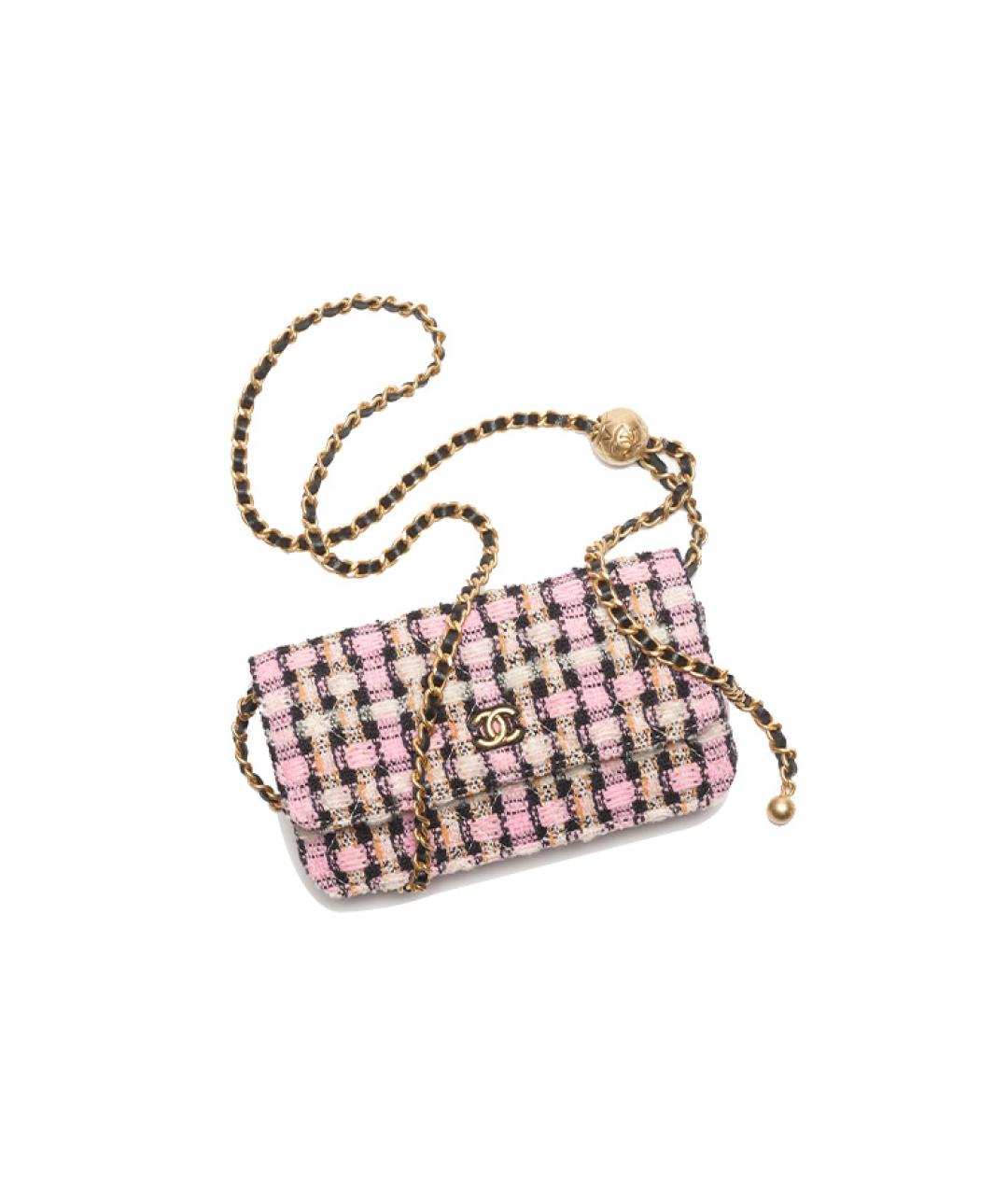 CHANEL Розовая сумка через плечо, фото 2
