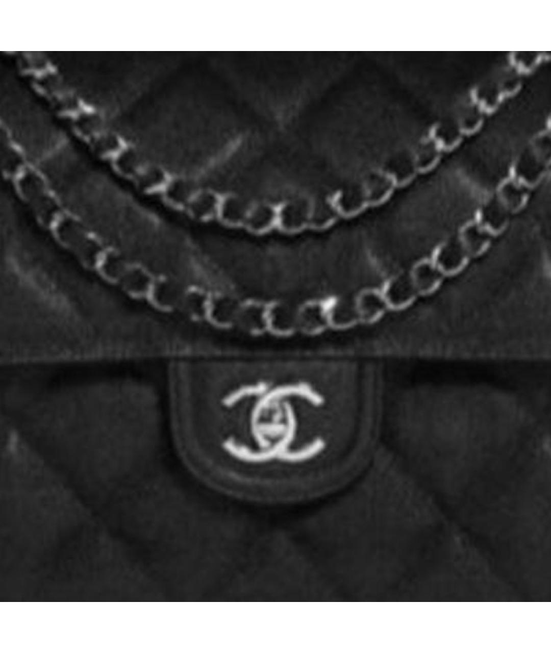 CHANEL Черная кожаная сумка через плечо, фото 2