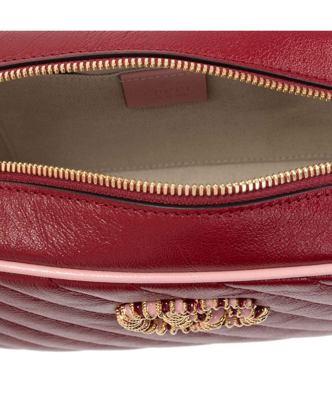 GUCCI Красная сумка через плечо, фото 4