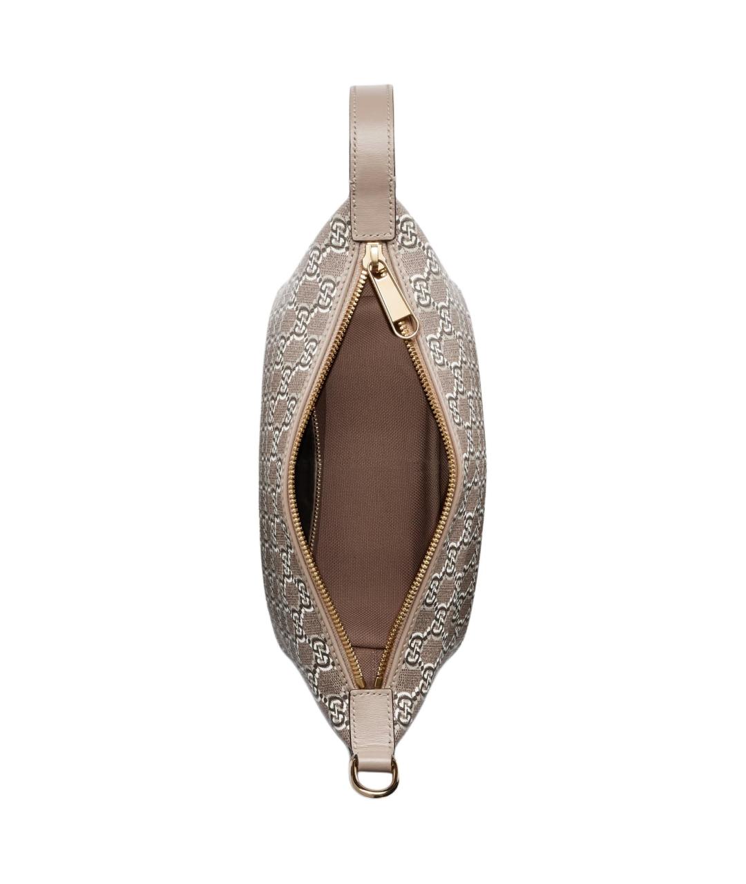 GUCCI Бежевая сумка с короткими ручками, фото 7