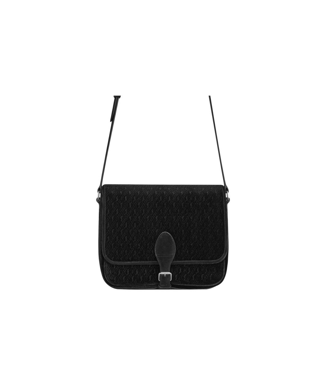 SAINT LAURENT Черная сумка на плечо, фото 2