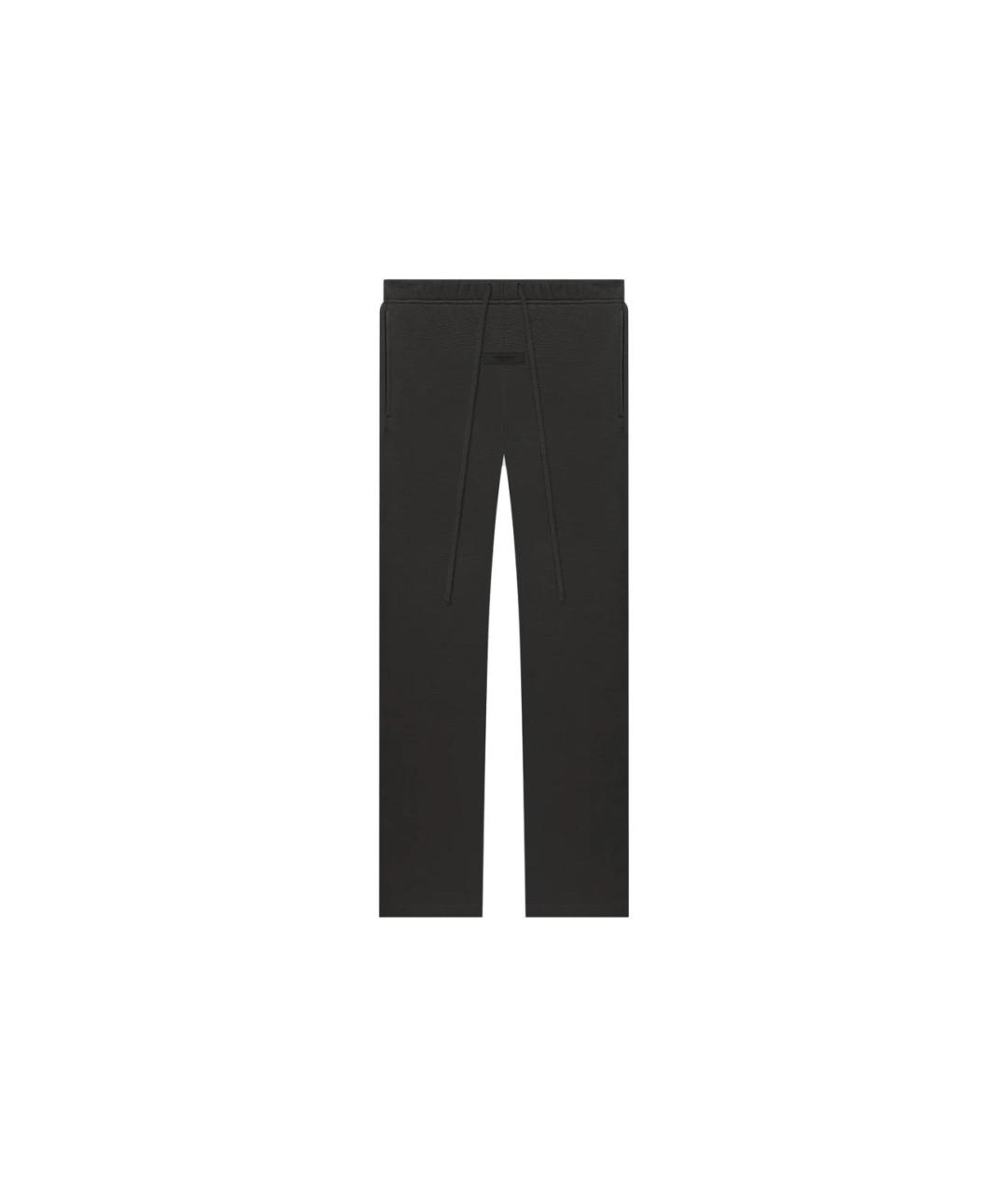 FEAR OF GOD ESSENTIALS Черные хлопковые повседневные брюки, фото 1