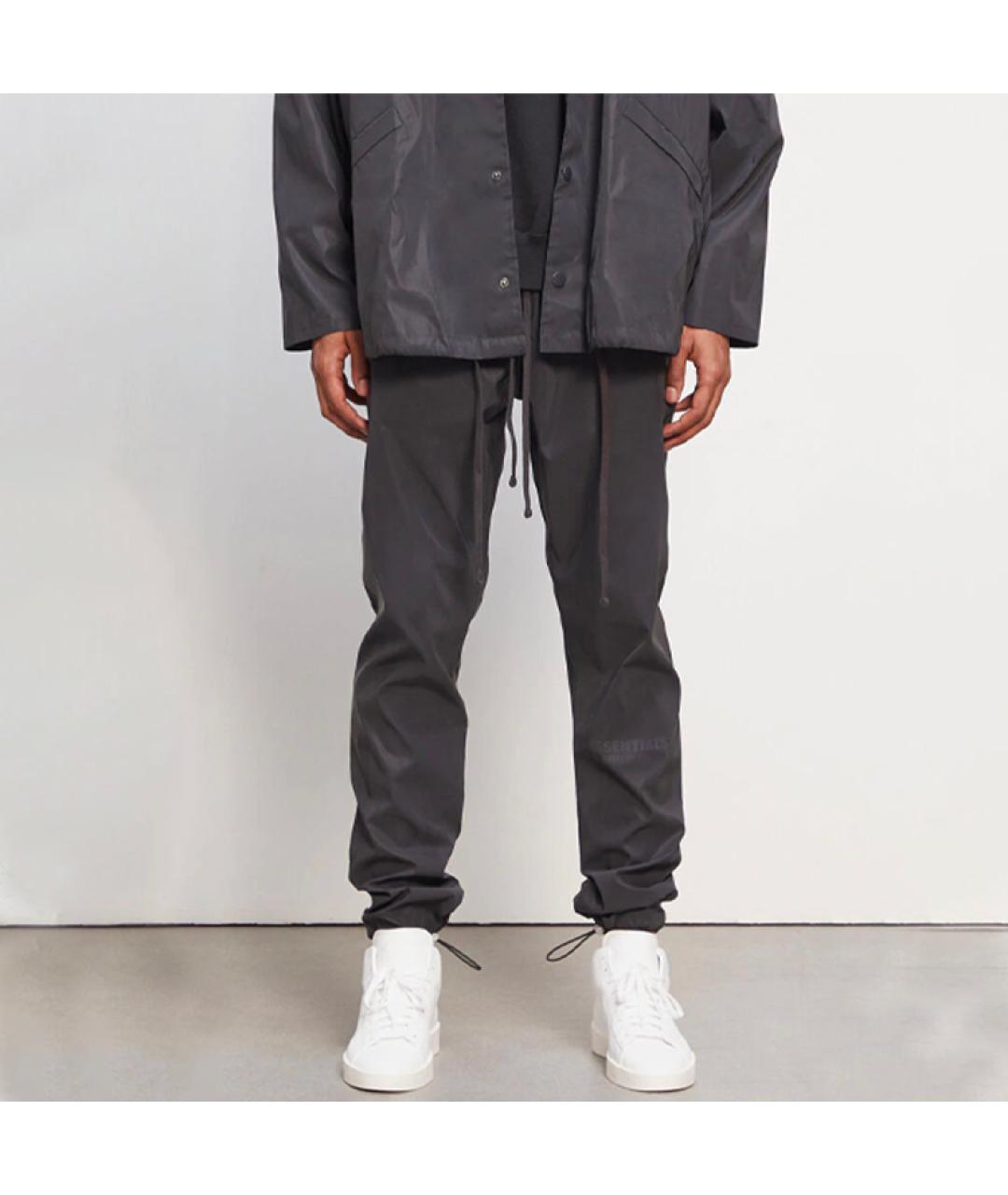 FEAR OF GOD ESSENTIALS Черные повседневные брюки, фото 4