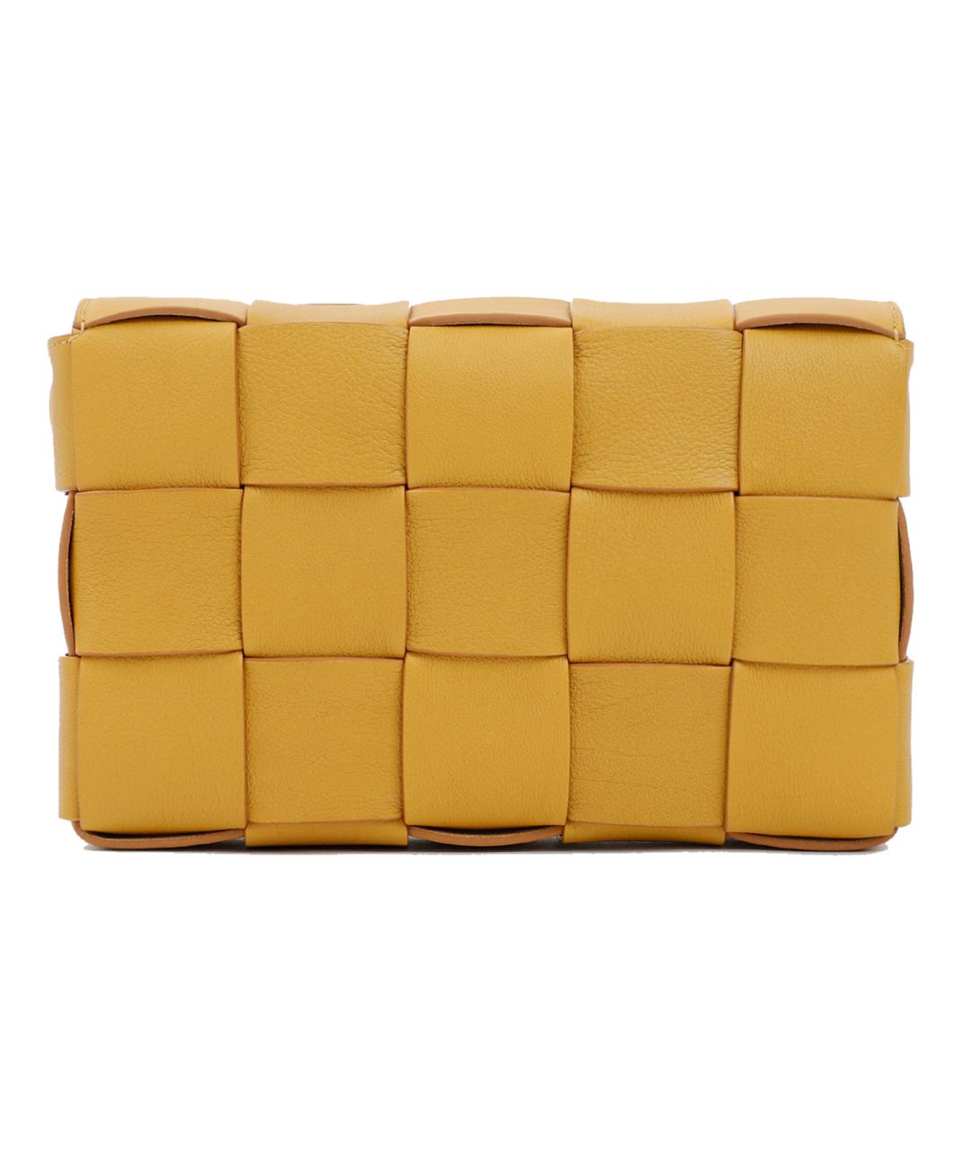 BOTTEGA VENETA Коричневая кожаная сумка через плечо, фото 2