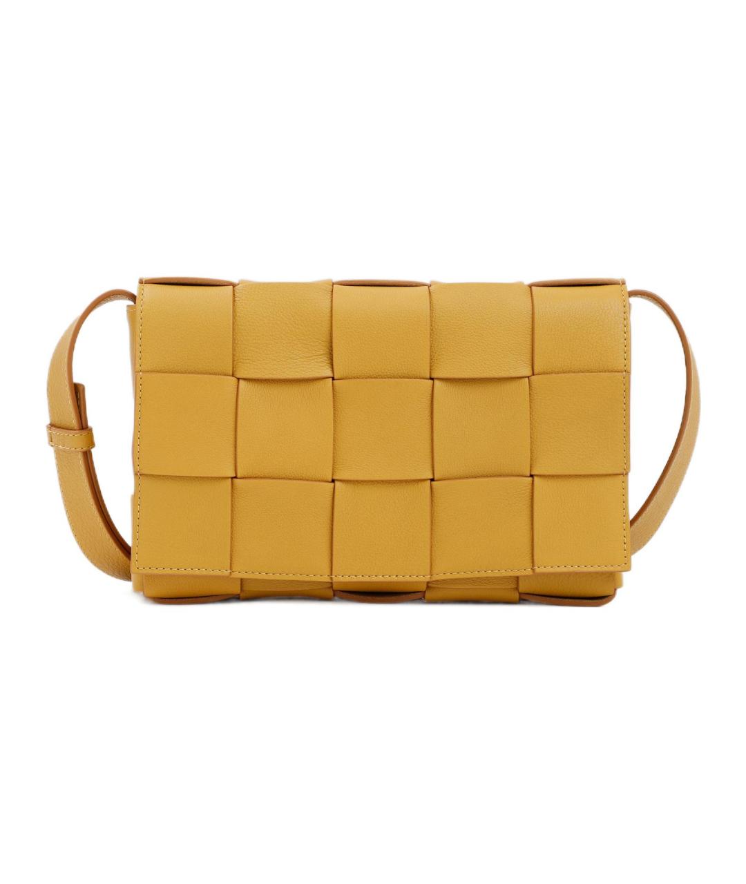 BOTTEGA VENETA Коричневая кожаная сумка через плечо, фото 1