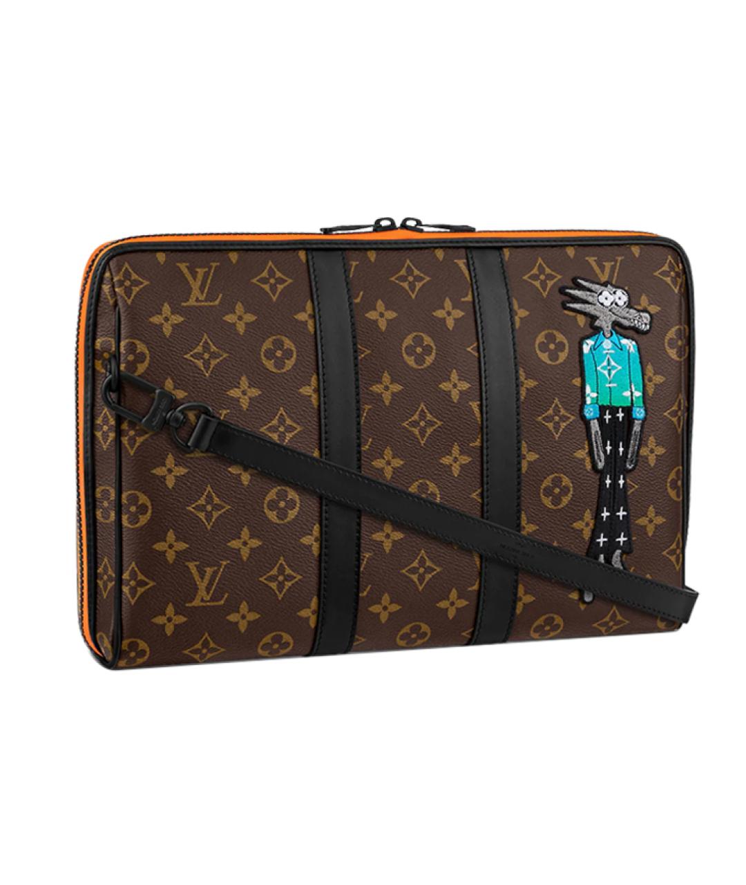 LOUIS VUITTON Коричневый портфель, фото 1