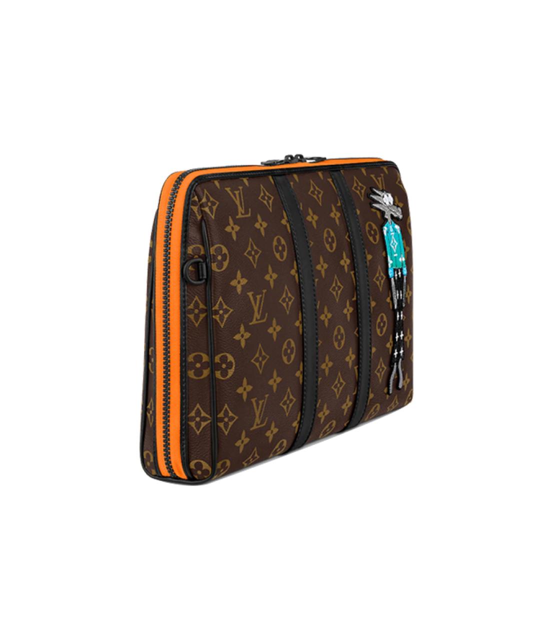 LOUIS VUITTON Коричневый портфель, фото 3