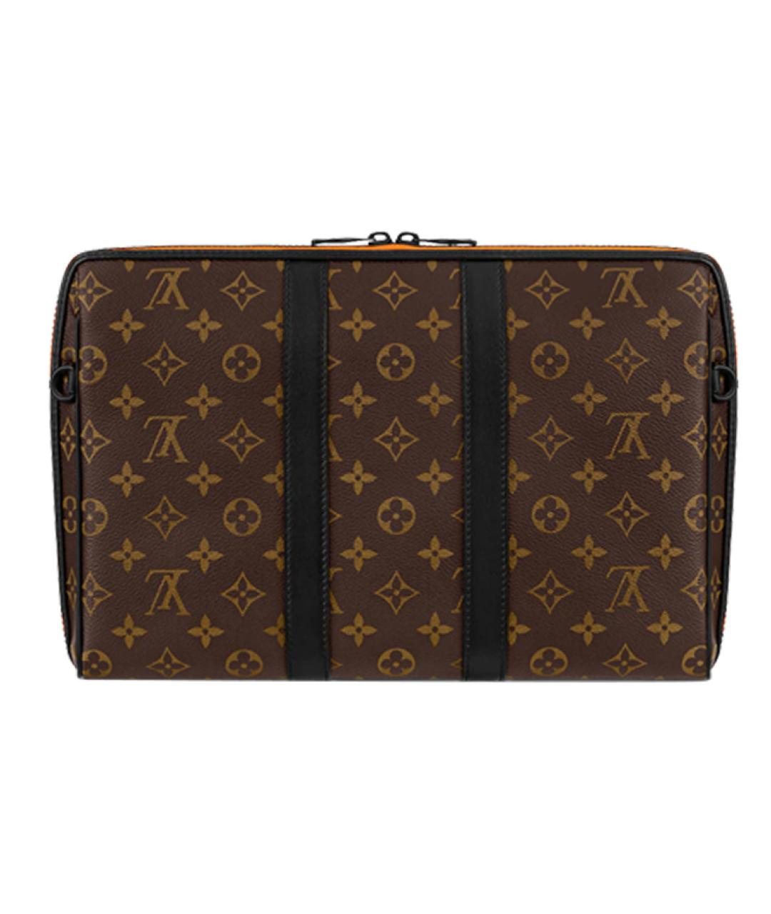 LOUIS VUITTON Коричневый портфель, фото 4