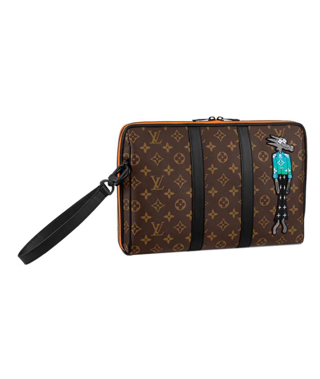 LOUIS VUITTON Коричневый портфель, фото 2