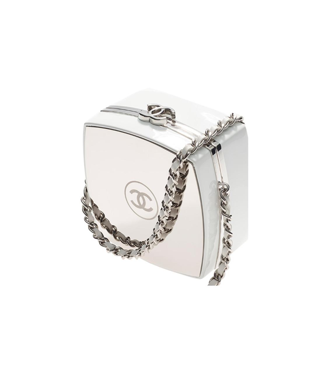 CHANEL Серебряная сумка через плечо, фото 2