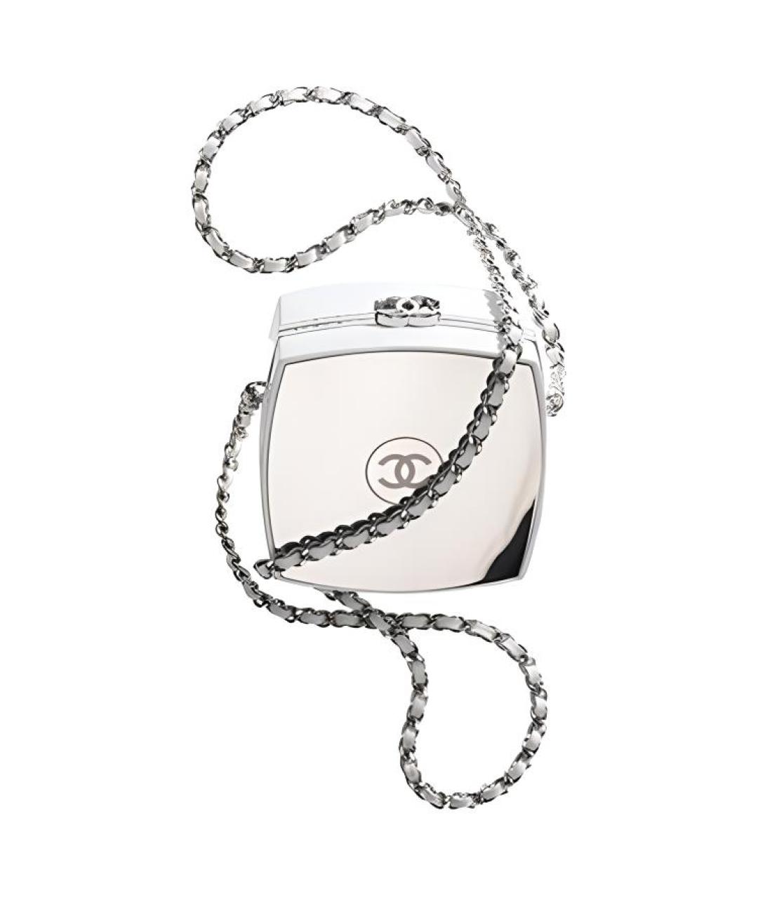CHANEL Серебряная сумка через плечо, фото 1
