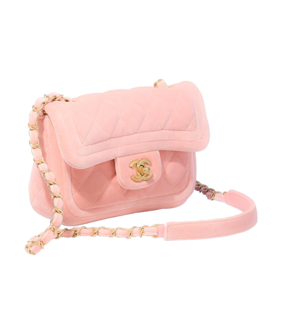 CHANEL Розовая сумка через плечо, фото 2