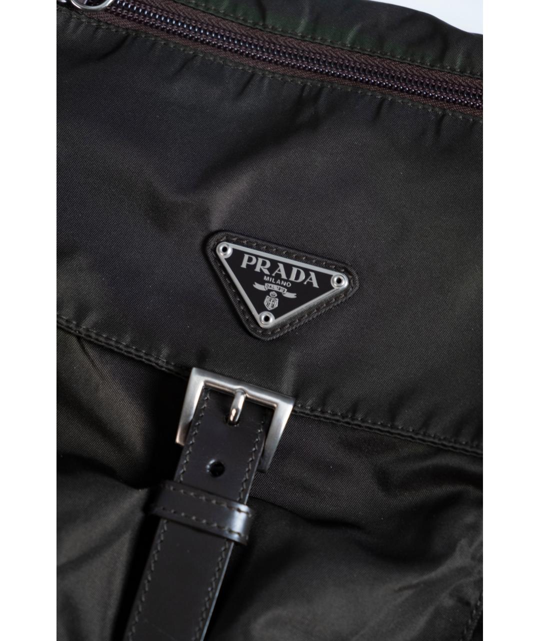 PRADA Коричневая барсетка, фото 3