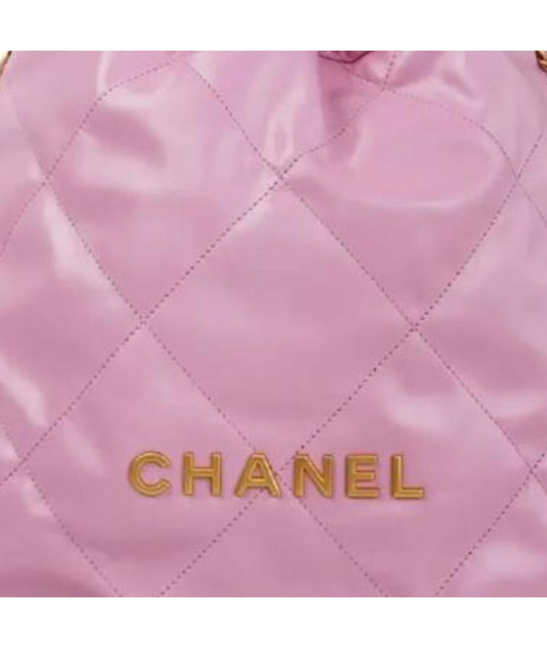 CHANEL Розовый кожаный рюкзак, фото 2