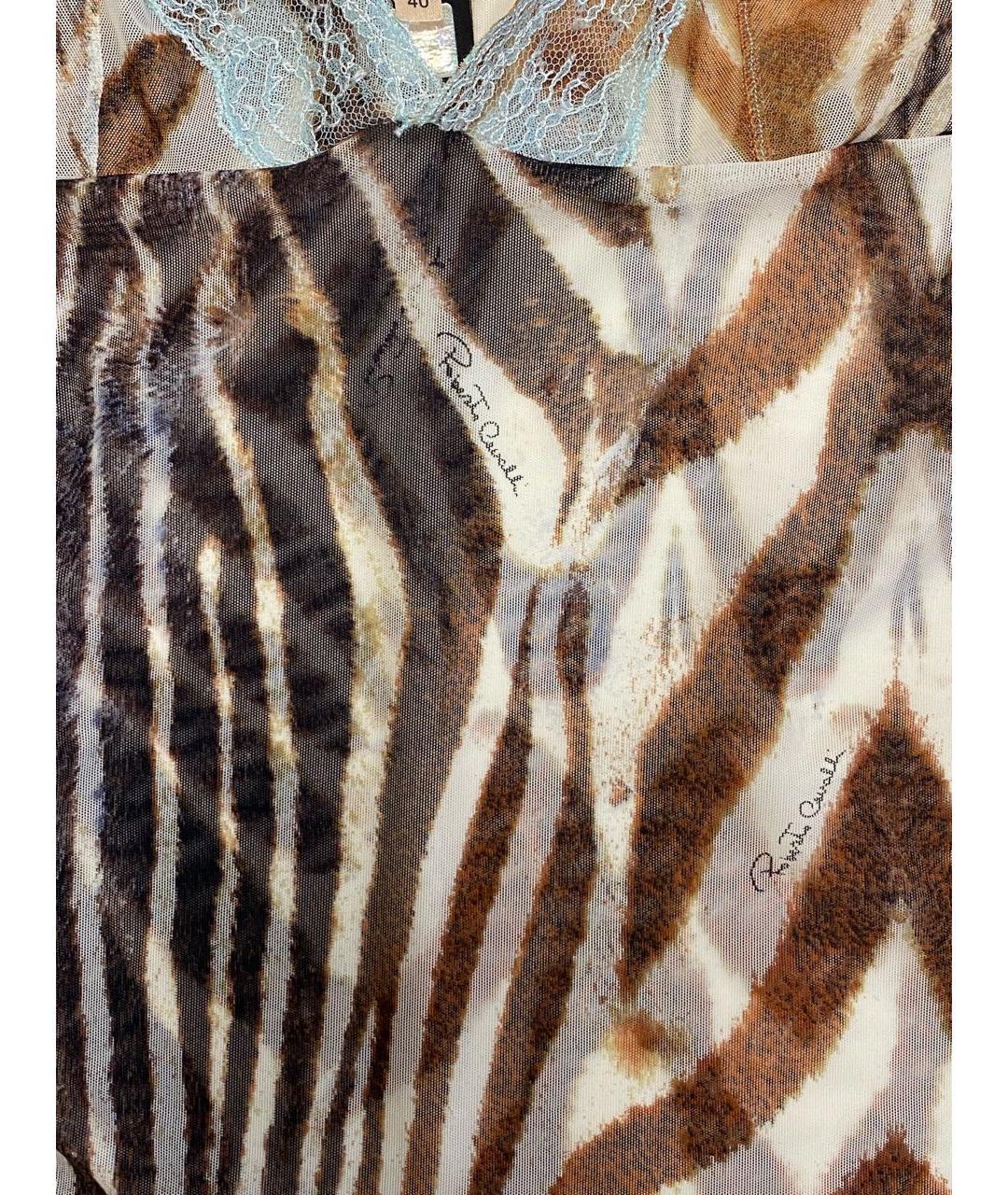 ROBERTO CAVALLI Мульти сетчатая майка, фото 5