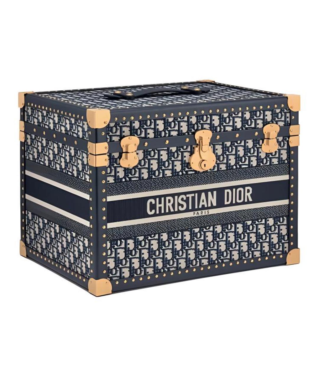 CHRISTIAN DIOR Черный тканевый чемодан, фото 1