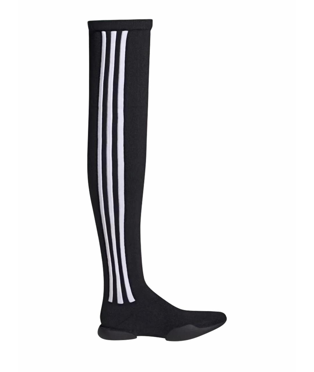 ADIDAS Черные ботфорты, фото 1