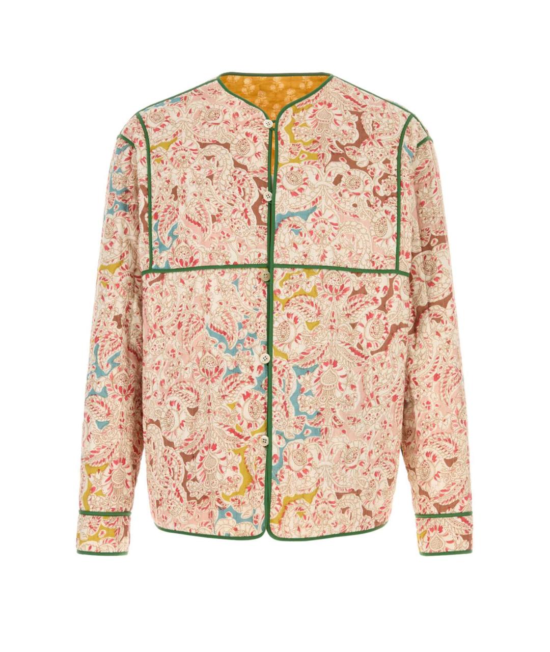 VALENTINO Мульти льняная кэжуал рубашка, фото 1
